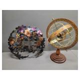 Globe/ Metal Art Piece