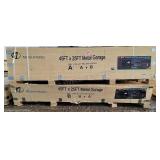 45 ft X 25 ft Double Garage Steel Barn Shed