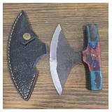 High Carbon Ulu Knife & Sheath