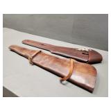 2 - Leather Rifle Scabbards