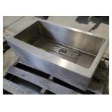 Steel Steel Farmhouse Sink