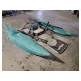 Outcast Raft w/ Frame & Oars