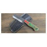 High Carbon Knife w/ Leather Sheath