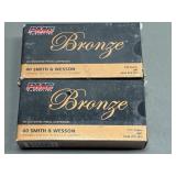 100 Rds - 40 S&W 165gr FMJ - PMC