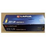500 Rds - 22LR Center X - Lapua