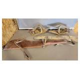 2 - Leather Rifle Scabbards & Stirrups