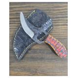 High Carbon Steel Knife w/ Leather Sheath