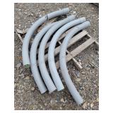 Five - 3" Rigid 90 Sweeps