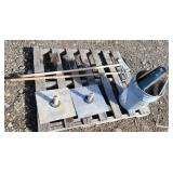 Bucket of Sheetrock Tools/ Mud Plates/Wall Sanders