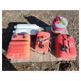 2 Boat Bouys & 3 Boat Gas Cans