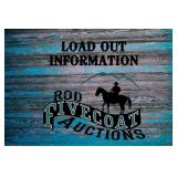 Load Out Information