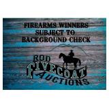 Firearms Winners are Subject to Background Check