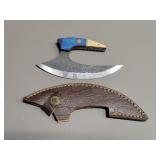 High Carbon Knife w/  Sheath