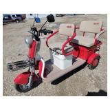 Red 2 Seater Scooter