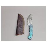 Damascus Knife w/  Sheath