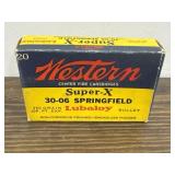 20 Rds - 30-06 SPRG 150gr - Western