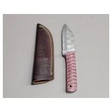 Damascus Knife w/  Sheath