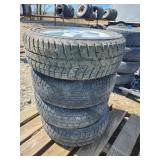 4 - Chevy Wheels w/Bridgestone Tires