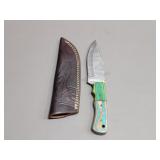 Damascus Knife w/  Sheath