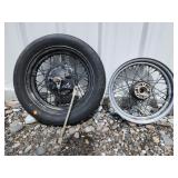 2- Vintage Harley Wheels