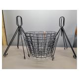 4- Large Metal Hanging Planters