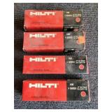 4 Boxes of .27 Nails for Hilti Nailer