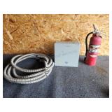 Fire Extinguisher & Power Lock Box