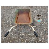 Old Propane Bottle/Wheelbarrow