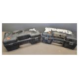 2 - Small plastic storage Boxes