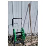 Garden Hose Reel & Mud Rake