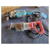 Angle Drill & Reciprocating Saw