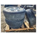 4 - Ford Wheels w/ MotoMaster Tires