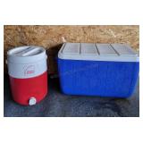 Coleman Cooler & Coleman Water Jug