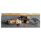 Chicago 4" Angle Grinder & Skil 2-1/2" Belt Sander