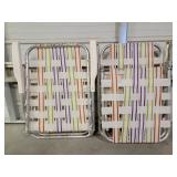 2 - Folding Lounge Chairs