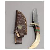 Damascus Knife w/  Sheath