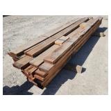 2" x 6" Rough Sawn Redwood