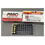 108 Rds - 30 Carbine 110gr - PMC, Winch & Loose