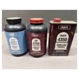 3 - IMR Powders - 4227 - 4350 - SR4759 NO SHIPPING