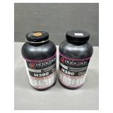 2 - Hodgdon H380 Powders     NO SHIPPING