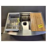 30" Stainless Steel Farm Sink w/ Accessories