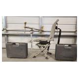 Gun Cases w/ Shooting Bench