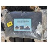Black Outdoor Patio Fabric Screen