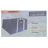 8 Ft X 10 Ft Galvanized Apex Roof Metal Shed