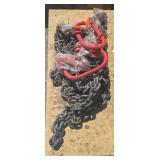 Two- 7 ft Double Legs Lifting Chains Slings