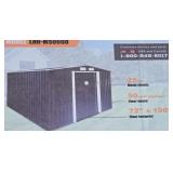 6 Ft X 8 Ft Galvanized Apex Roof Metal Shed