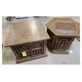 Octagon Side Table w/ Square Side Table