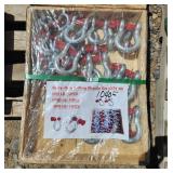 Heavy Duty D-Ring Shackle Set