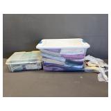 3-- Boxes of Quilt Fabric