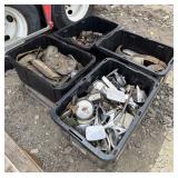 Vintage Auto Dash Hardware, Coils, Mirrors, More